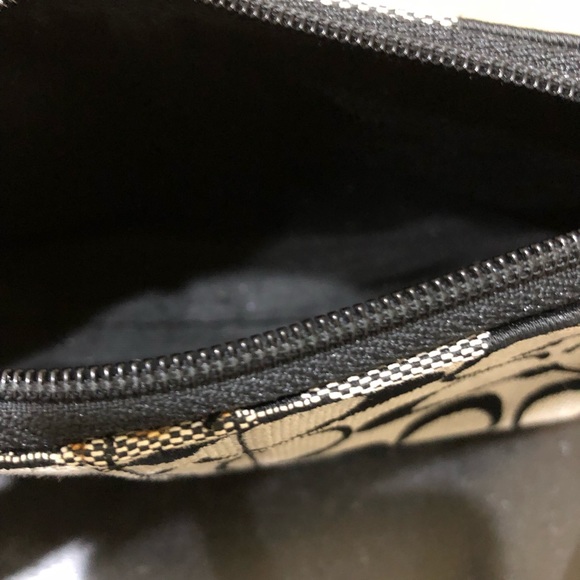 Like New Coach Signature Jacquard Mini Purse - Picture 3 of 4
